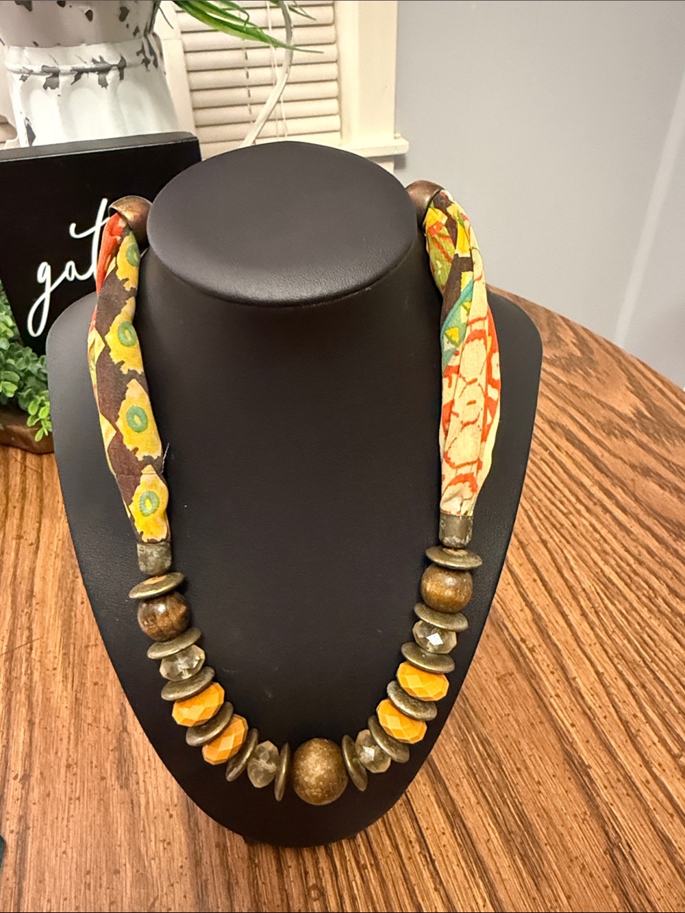 Scarf necklace
